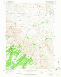 Download a high-resolution, GPS-compatible USGS topo map for Maneater Creek, WY (1968 edition)