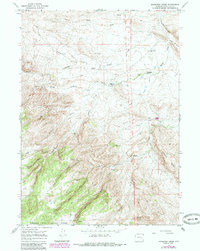 Download a high-resolution, GPS-compatible USGS topo map for Maneater Creek, WY (1985 edition)