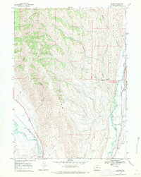 Download a high-resolution, GPS-compatible USGS topo map for Marse, WY (1971 edition)