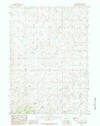 Download a high-resolution, GPS-compatible USGS topo map for Marsh Draw, WY (1984 edition)