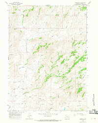 Download a high-resolution, GPS-compatible USGS topo map for Marshall, WY (1968 edition)