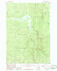 Download a high-resolution, GPS-compatible USGS topo map for Mary Lake, WY (1986 edition)