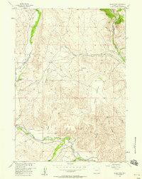 Download a high-resolution, GPS-compatible USGS topo map for Mason Draw, WY (1958 edition)
