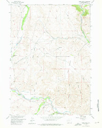 preview thumbnail of historical topo map of Fremont County, WY in 1956