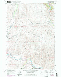 Download a high-resolution, GPS-compatible USGS topo map for Mason Draw, WY (1980 edition)
