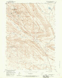 Download a high-resolution, GPS-compatible USGS topo map for Maverick Spring, WY (1968 edition)