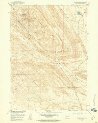 Download a high-resolution, GPS-compatible USGS topo map for Maverick Spring, WY (1960 edition)