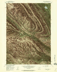 Download a high-resolution, GPS-compatible USGS topo map for Maverick Spring, WY (1960 edition)