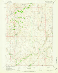 Download a high-resolution, GPS-compatible USGS topo map for Mc Carty Ranch, WY (1963 edition)