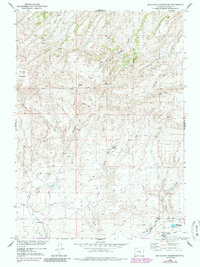Download a high-resolution, GPS-compatible USGS topo map for Mc Cleary Reservoir, WY (1985 edition)