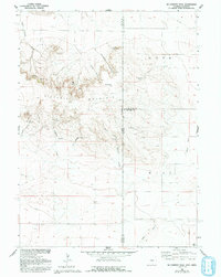 Download a high-resolution, GPS-compatible USGS topo map for Mc Compsey Pass, WY (1993 edition)