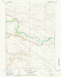 Download a high-resolution, GPS-compatible USGS topo map for Mc Cullen Bluff, WY (1981 edition)