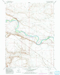 Download a high-resolution, GPS-compatible USGS topo map for Mc Cullen Bluff, WY (1991 edition)