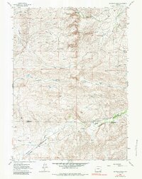 Download a high-resolution, GPS-compatible USGS topo map for Mc Donald Ranch, WY (1984 edition)