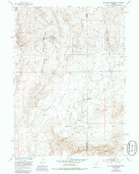 Download a high-resolution, GPS-compatible USGS topo map for Mc Intosh Meadows, WY (1985 edition)