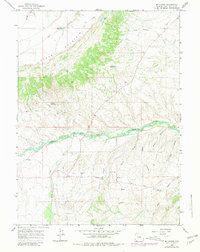 Download a high-resolution, GPS-compatible USGS topo map for Mc Kinnon, WY (1981 edition)
