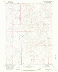 1968 Map of Antelope Hills, WY, 1972 Print