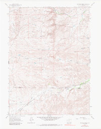 Download a high-resolution, GPS-compatible USGS topo map for McDonald Ranch, WY (1984 edition)