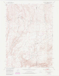 Download a high-resolution, GPS-compatible USGS topo map for McIntosh Meadows, WY (1985 edition)
