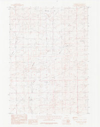 Download a high-resolution, GPS-compatible USGS topo map for McKenzie Flat, WY (1984 edition)