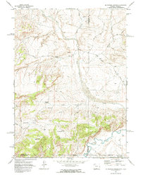 Download a high-resolution, GPS-compatible USGS topo map for McPherson Springs, WY (1973 edition)