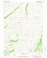 Download a high-resolution, GPS-compatible USGS topo map for Meadow Draw, WY (1968 edition)