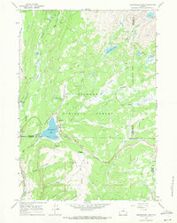 Download a high-resolution, GPS-compatible USGS topo map for Meadowlark Lake, WY (1971 edition)
