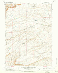 Download a high-resolution, GPS-compatible USGS topo map for Measel Spring Reservoir, WY (1964 edition)