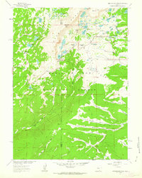 Download a high-resolution, GPS-compatible USGS topo map for Medicine Bow Peak, WY (1963 edition)