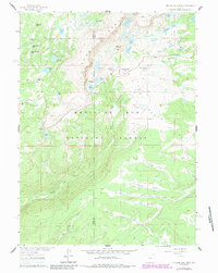 Download a high-resolution, GPS-compatible USGS topo map for Medicine Bow Peak, WY (1984 edition)