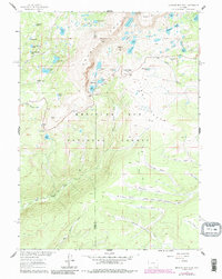 Download a high-resolution, GPS-compatible USGS topo map for Medicine Bow Peak, WY (1984 edition)