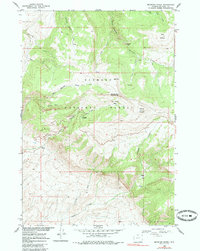 Download a high-resolution, GPS-compatible USGS topo map for Medicine Wheel, WY (1985 edition)