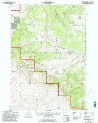 Download a high-resolution, GPS-compatible USGS topo map for Medicine Wheel, WY (1997 edition)