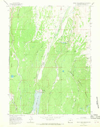 Download a high-resolution, GPS-compatible USGS topo map for Meeks Cabin Reservoir, WY (1968 edition)