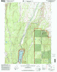 Download a high-resolution, GPS-compatible USGS topo map for Meeks Cabin Reservoir, WY (2001 edition)