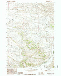 Download a high-resolution, GPS-compatible USGS topo map for Meeteetse West, WY (1985 edition)
