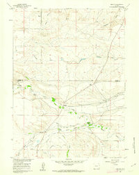 preview thumbnail of historical topo map of Laramie County, WY in 1960