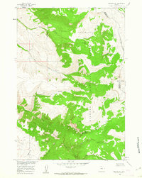 Download a high-resolution, GPS-compatible USGS topo map for Mexican Hill, WY (1962 edition)