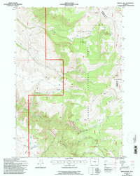 Download a high-resolution, GPS-compatible USGS topo map for Mexican Hill, WY (1997 edition)