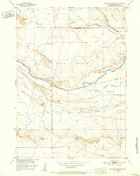 Download a high-resolution, GPS-compatible USGS topo map for Mexican Pass SW, WY (1952 edition)