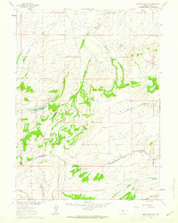 Download a high-resolution, GPS-compatible USGS topo map for Middlewood Hill, WY (1963 edition)