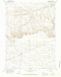 Download a high-resolution, GPS-compatible USGS topo map for Midway, WY (1967 edition)