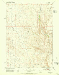 Download a high-resolution, GPS-compatible USGS topo map for Miles Ranch, WY (1953 edition)