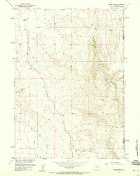 Download a high-resolution, GPS-compatible USGS topo map for Miles Ranch, WY (1958 edition)