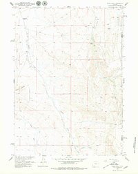 Download a high-resolution, GPS-compatible USGS topo map for Miles Ranch, WY (1979 edition)