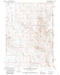 Download a high-resolution, GPS-compatible USGS topo map for Miles Ranch, WY (1985 edition)