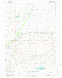 Download a high-resolution, GPS-compatible USGS topo map for Millbrook, WY (1974 edition)