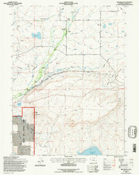 Download a high-resolution, GPS-compatible USGS topo map for Millbrook, WY (1996 edition)