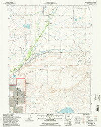 Download a high-resolution, GPS-compatible USGS topo map for Millbrook, WY (1998 edition)