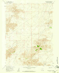 Download a high-resolution, GPS-compatible USGS topo map for Miller Spring, WY (1961 edition)